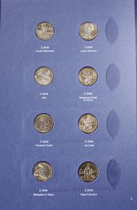 Polska, klaser z monetami polskimi z lat 1996-2000