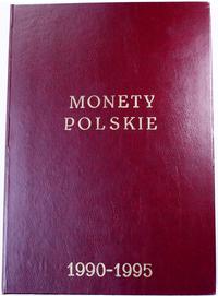 klaser z monetami polskimi z lat 1990-1995, nomi