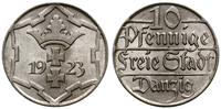 10 fenigów 1923, Warszawa, piękne, AKS 20, Jaege
