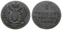 Polska, 1 grosz z miedzi krajowej, 1822 IB