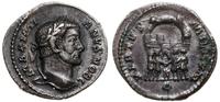 argenteus 295-297, Trewir, Aw: Popiersie cesarza