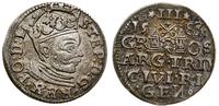 trojak 1583, Ryga, korona króla z rozetami, Iger