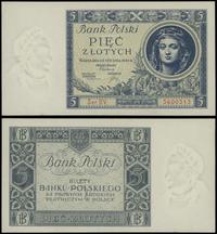 5 złotych 2.01.1930, seria DV, numeracja 5600513