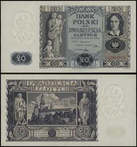 20 złotych 11.11.1936, seria CŁ, numeracja 78635