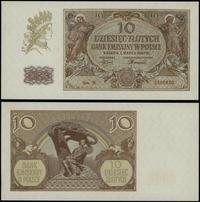 10 złotych 1.03.1940, seria N, numeracja 0386630