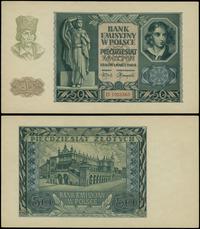 50 złotych 1.03.1940, seria D, numeracja 1005365