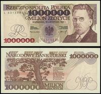 1.000.000 złotych 16.11.1993, seria L, numeracja