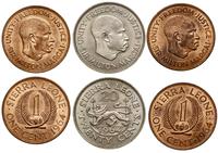 zestaw 3 monet 1964, Londyn, w skład zestawu wch