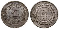 50 centymów AH 1334 (AD 1915), Paryż, srebro pró