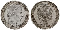 1/4 florena 1862 A, Wiedeń, srebro próby '520', 