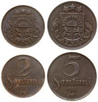 zestaw 2 monet 1922, Le Locle, w skład zestawu w