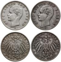 Niemcy, zestaw: 2 x 2 marki, 1896 i 1900