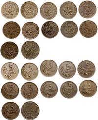 Polska, zestaw 34 monet PRL