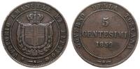 Włochy, 5 centesimi, 1859