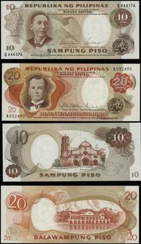 Filipiny, zestaw: 10 i 20 peso, 1969
