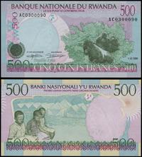 Rwanda, 500 franków, 1.12.1998