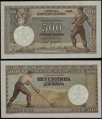 500 dinarów 1.05.1942, seria B.0489, numeracja 1