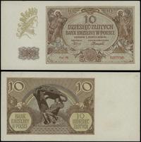 10 złotych 1.03.1940, seria M, numeracja 5267798