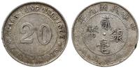 20 centów 9 (1920), srebro, uszkodzone obrzeże, 