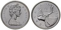 25 centów 1966, Ottawa, srebro próby '800', mone