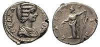 denar, Laetitia z wieńcem i sterem stojąca w lew