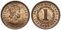 1 cent 1954, Londyn, brąz, KM 27