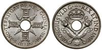 1 szyling 1938, srebro próby 925, piękne, KM 8