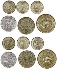 zestaw 6 monet, 1/2 centa 1983, 1 cent 1983, 1 c