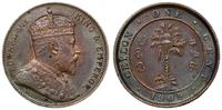 1 cent 1909, Londyn, miedź, patyna, KM 102
