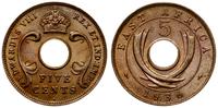 5 centów 1936 H, Birmingham, brąz, moneta w pięk