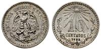 10 centavos 1933, Meksyk, srebro próby 720, paty