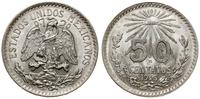 50 centavos 1945, Meksyk, srebro próby 720, pięk