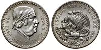 1 peso 1947, Meksyk, srebro próby 500, piękne, K