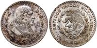 1 peso 1967, Meksyk, srebro próby 100, pięknie z