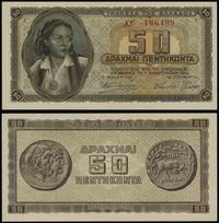 50 drachm 01.02.1943, seria AΓ, numeracja 166499