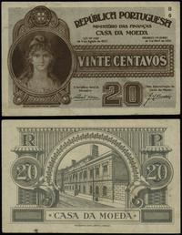 20 centavos 11.04.1925, seria B 6, złamane dolne