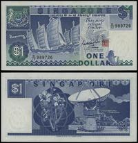 1 dolar bez daty (1987), seria D12, numeracja 98
