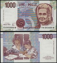 1.000 lirów 03.10.1990, seria TH B, numeracja 94