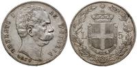 5 lirów 1879 R, Rzym, srebro próby 900, 24.91 g,