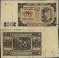 Polska, 500 złotych (wzór Jaroszewicza), 1.07.1948