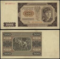 Polska, 500 złotych (wzór Jaroszewicza), 1.07.1948