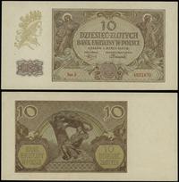 10 złotych 1.03.1940, seria J, numeracja 4521470