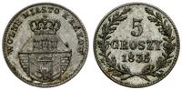 5 groszy 1835, Wiedeń, bardzo ładnie zachowana m