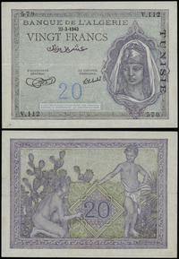 20 franków 23.03.1943, seria V 112 / 579, bankno