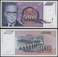 5.000 dinarów 1991, seria AF, numeracja 3754337,