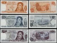 Argentyna, zestaw 3 banknotów