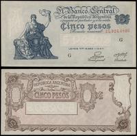 5 pesos (1951-1959), seria G, numeracja 35924480