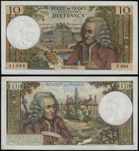 10 franków 2.08.1973, seria F 894, numeracja 213