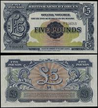 5 funtów 1958, seria EE/I, numeracja 316053, pię