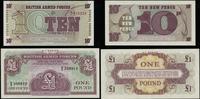 zestaw: 10 pensów 1972 i 1 funt 1962, razem 2 pi